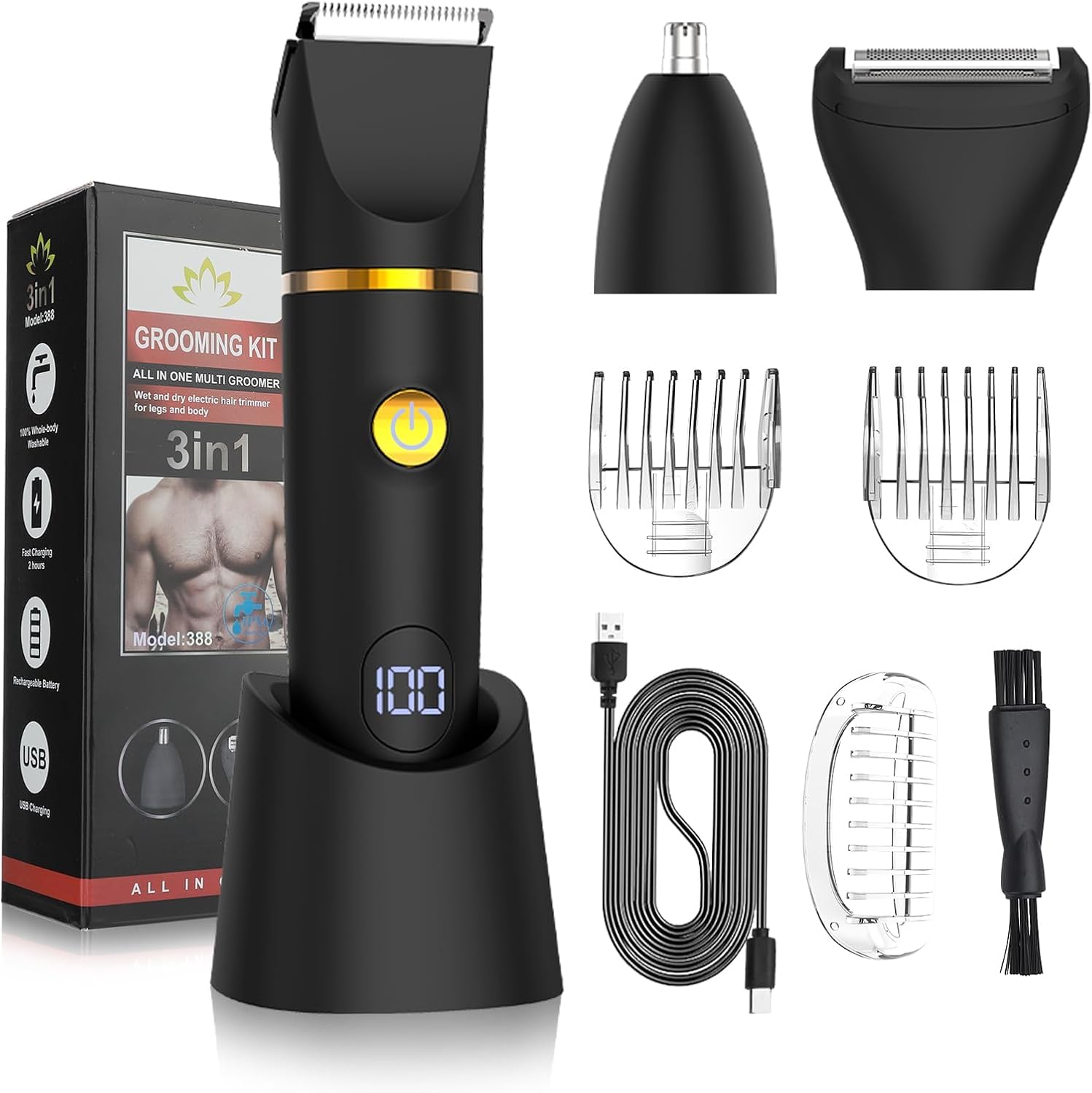Men'S Grooming Nose Hair Trimmer - Recortadora Corporal para Hombre y Mujer,