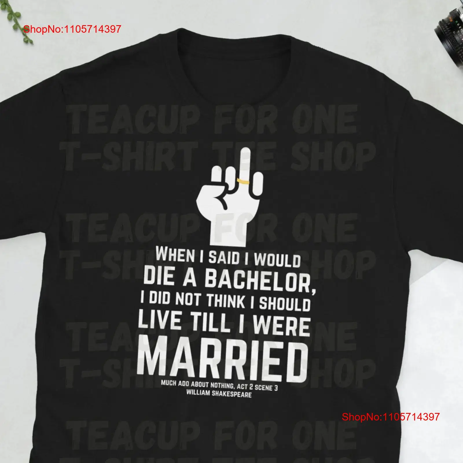 Men'S Grooming Quotes - Camiseta inspirada en Much Ado About