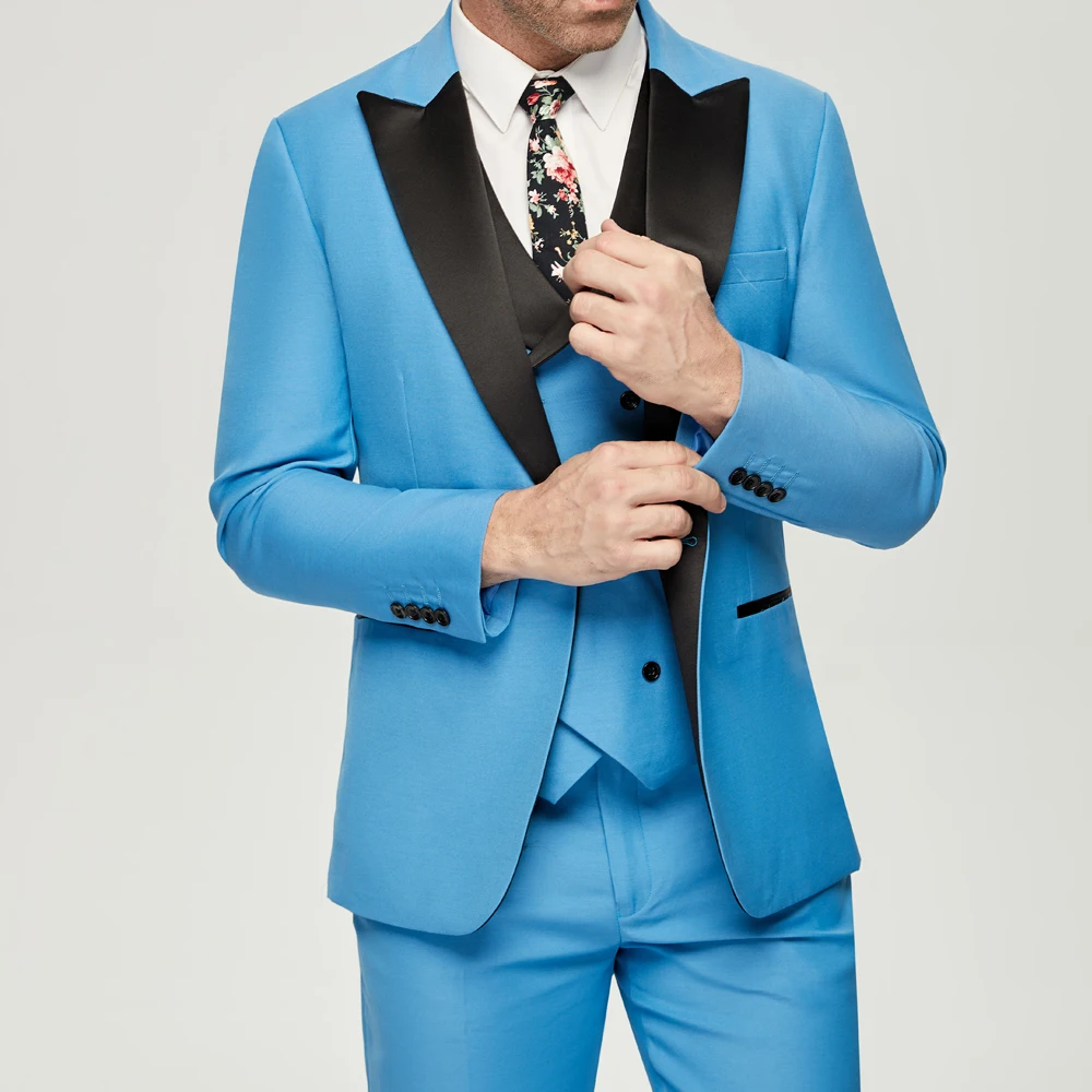 Trajes Azules para Hombre de 3 - Men'S Grooming Studio reseña y precio