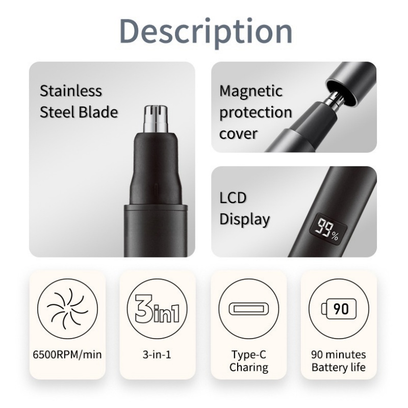 2025 XIAOMI nuevo 3 en 1 recor - Men'S Grooming Room reseña y precio