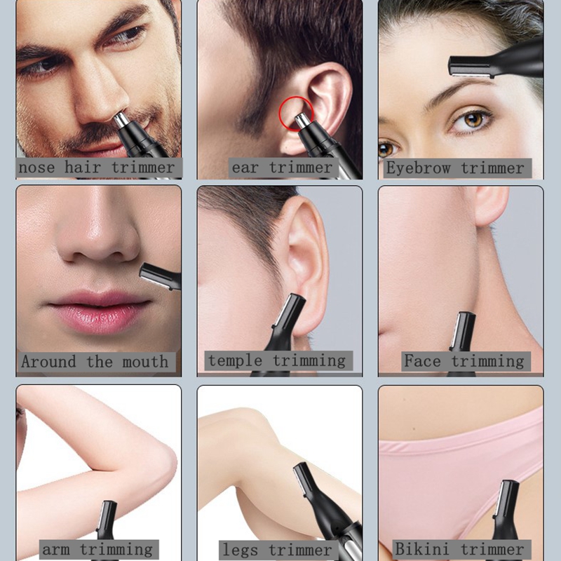 Cortadora de pelo Kemei recarg - Men'S Grooming Nose Hair Trimmer reseña y precio