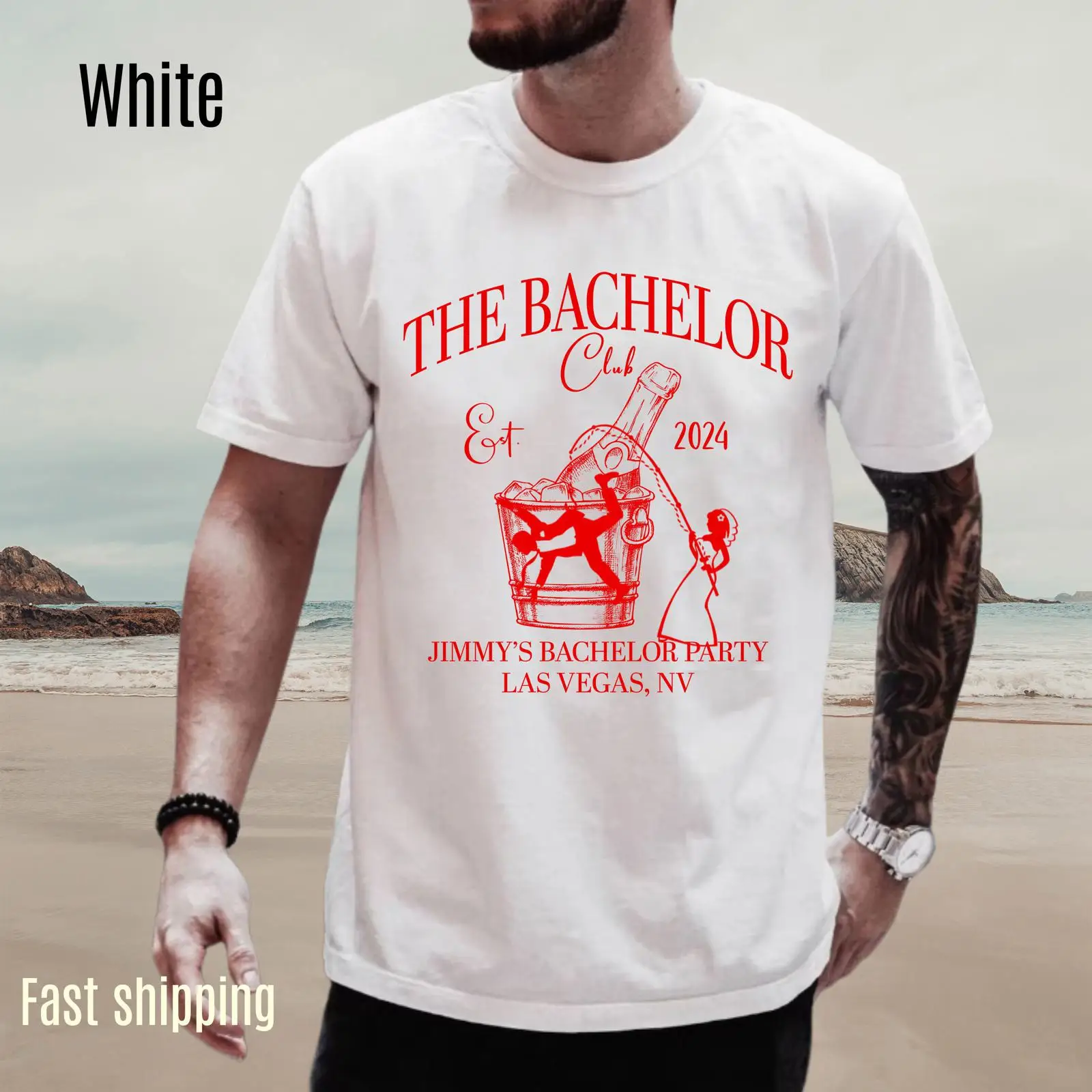 Camiseta personalizada The Bac - Men'S Grooming Vegas reseña y precio