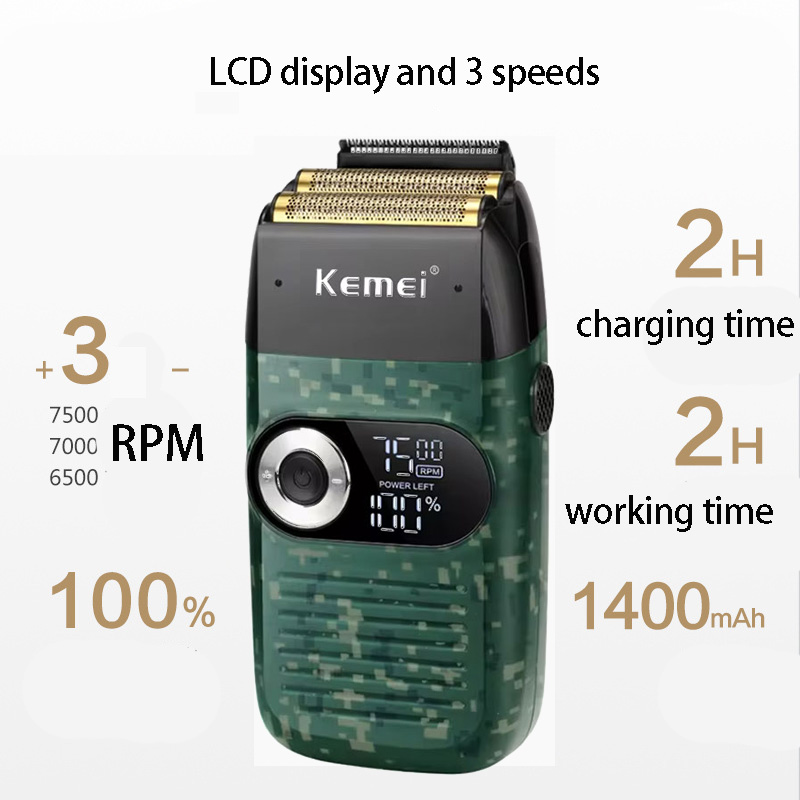 Original Kemei KM-2026 KM-2027 - Men'S Grooming Room reseña y precio