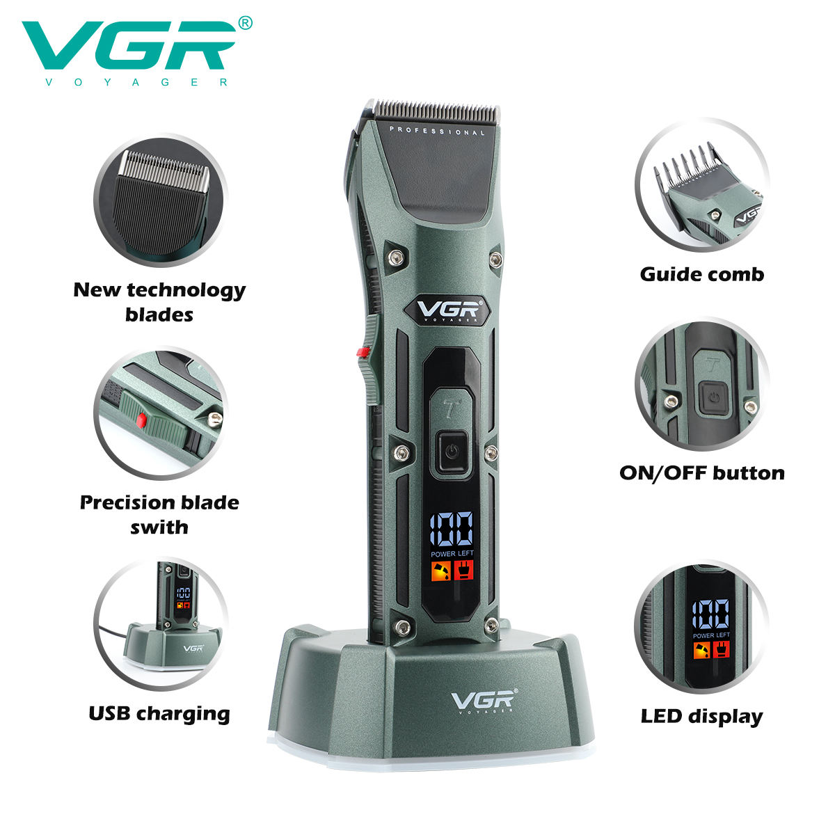 VGR V-696 nueva máquina de cor - Men'S Grooming Room reseña y precio